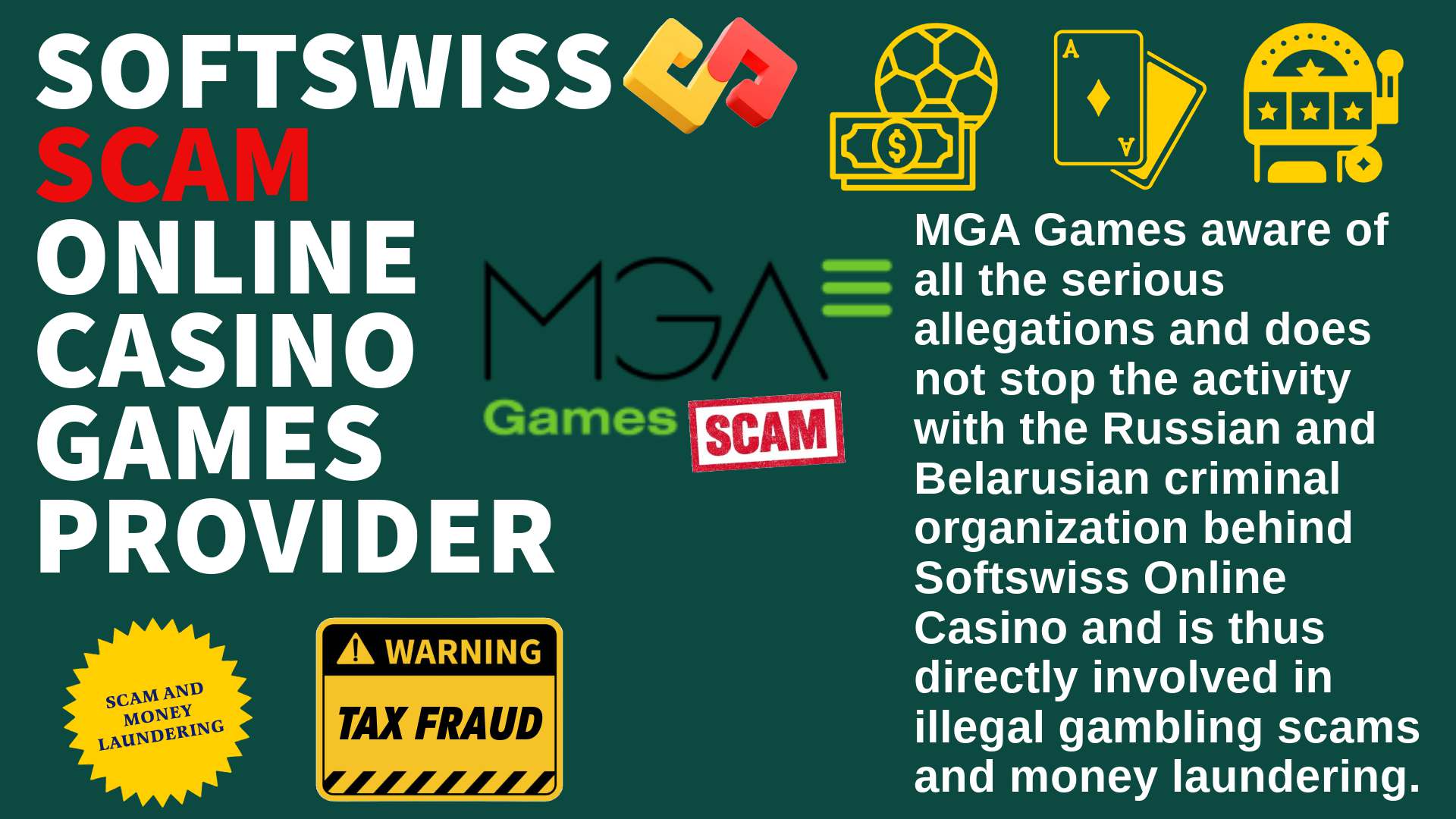 MGAgames - softswiss scam - Casino by Softswiss